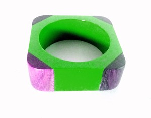 Customized High-quality Alloy High-end Party Hotel Wedding Resin Beads Napkin Ring Home and Kitchen - Product Image 3