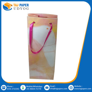 Sac en papier indien à motifs, 14x11 "x 4 imprimé, avec poignée, longueur à la main, 200gsm, 50 unités - Product Image 5