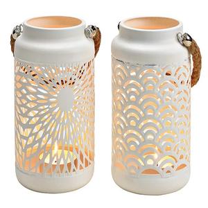 Soporte de vela colgante de Metal, decoración de Navidad de calidad Superior, acabado elegante, tallado a mano - Product Image 1