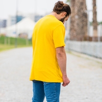 T-shirt à manches courtes en coton biologique 100% tissé, respirant, style hip-hop, grande taille, pour hommes et garçons, de haute qualité