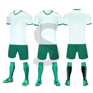 Conjuntos de Ropa de Fútbol al por Mayor, Uniformes de Fútbol por Sublimación de Calor, Conjuntos Completos para Clubes, Camisetas de Fútbol para Hombre de Alta Calidad - Product Image 1