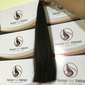 Super doble dibujado recto pelo humano paquetes de pelo más largo Ratio 90% negro y marrón Color Natural - Product Image 6