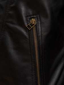 Blouson d'automne en cuir PU homme, vêtement d'extérieur Slim Fit, pour moto, usine, nouvelle collection - Product Image 2