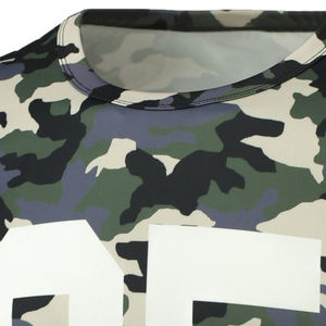 T-shirt à manches longues imprimé camouflage personnalisé pour hommes Confort total Col rond Coupe classique pour polo Style grande taille Vente en gros - Product Image 5