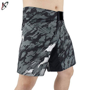 กางเกงขาสั้นฝึกยืดพิมพ์ลายโลโก้ตามสั่งศิลปะการต่อสู้แบบระเหิด MMA - Product Image 5