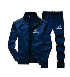 Pantalon de sport en polyester avec logo personnalisé-Survêtement d'hiver avec logo personnalisé - Product Image 6