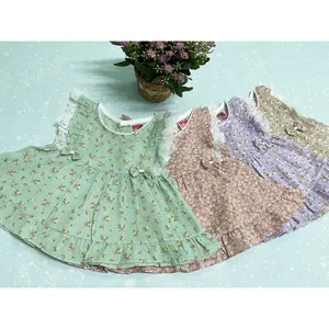 生日礼服女婴1-3岁蕾丝女孩服装派对礼服蓬松女孩礼服越南制造