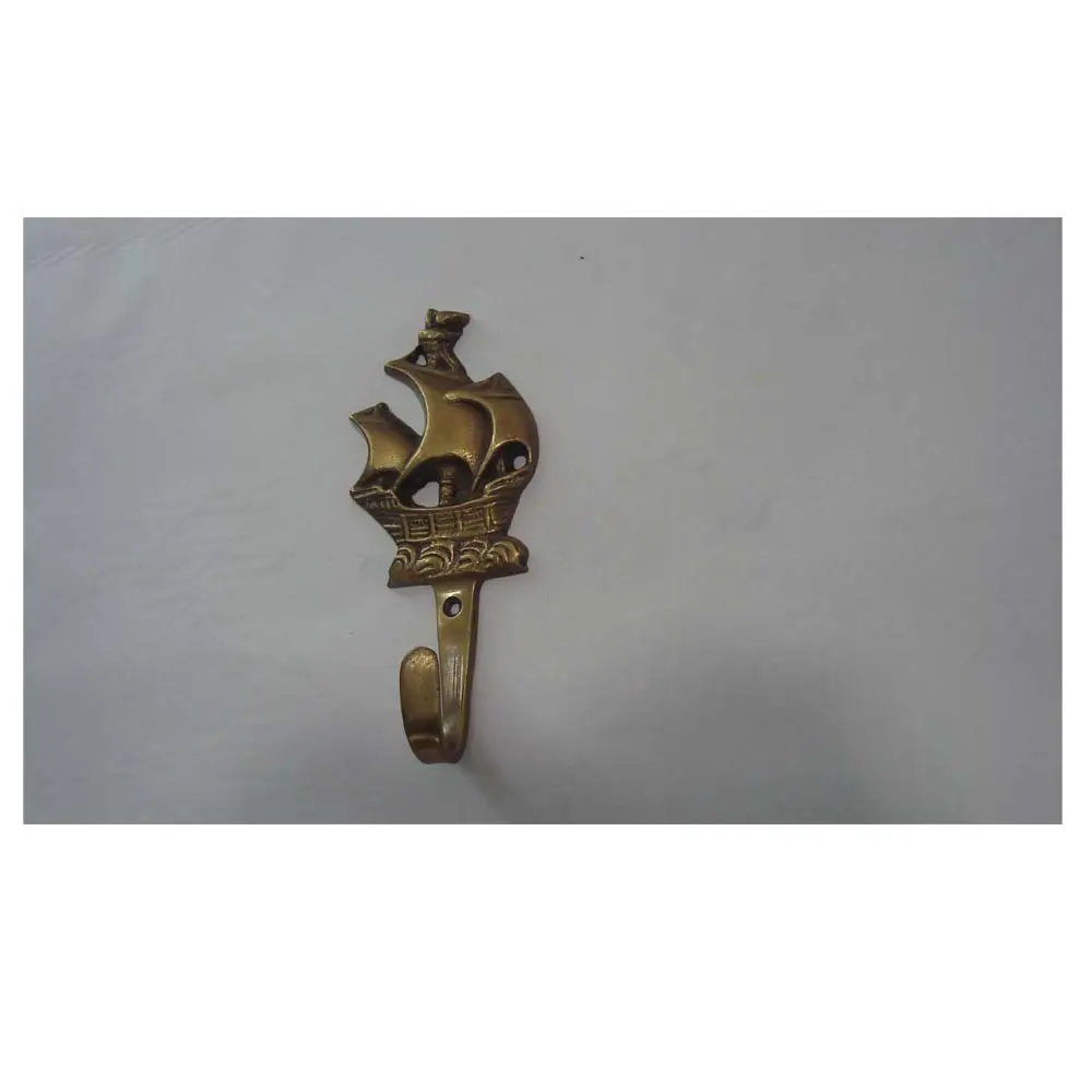 Luxury Antiqui Sailing Boat Design Wall Hooks for Hanging Plants Direct Indian Factory Sale