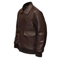 Veste en cuir faite à la main pour hommes, Style aviateur, confortable et chaud, OEM, drapeau intérieur américain