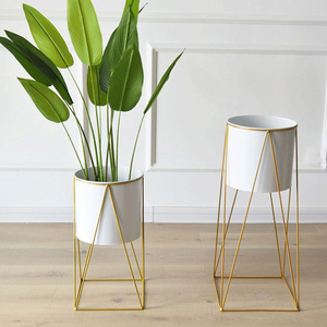 Soporte de Metal artificial para macetas de flores de interior, suministros de fabricación al por mayor - Product Image 4