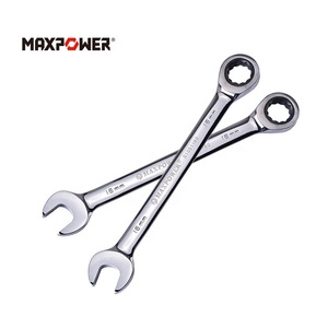 Maxpower CRV high quality racheting combination wrench set industrial grade