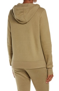 OEM Khaki Mujeres Jogging Trasuit Set Personalizado Pantalones de chándal con capucha Pantalones de chándal con cremallera 2 piezas Gimnasio Ropa de entrenamiento Talla XL - Product Image 2