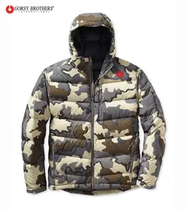 Großhandel Herren Mode Warm Padding Bubble Jacket Leichte Camouflage Jagd jacke