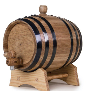 Baril en chêne américain fait à la main pour personnes âgées, 5 pièces, 2 litres, parfait pour rester votre propre whisky, bouchon, Tequila, rubis - Product Image 1