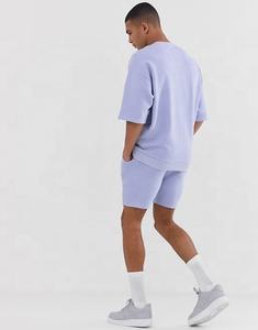 Men 2 Piece Outfits Summer Casual Crew Neck Muscle <b>Short</b> Sleeve Tee Shirts and Classic Fit Sport <b>Shorts</b> Set Cotton Tracksuit - Product Image 3
