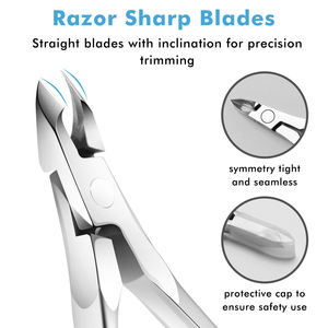 Nouveauté 2026 : Coupe-ongles professionnel en acier inoxydable, pince à cuticules incurvée pour les ongles des orteils, outils de manucure et de soin personnel 2026 - Product Image 5