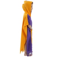 Robe de plage 2 couleurs pour enfants, Poncho turc 100 coton, vêtement Super doux et absorbant, avec poche, pour enfants