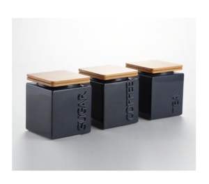 Modern Tea Coffee & Sugar Jars - Product Image 2