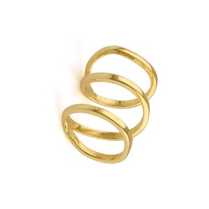 2025 fait à la main 925 en argent Sterling femmes bague montagnes russes empilage bande de fiançailles avec placage à l'or haute qualité bagues fines - Product Image 2