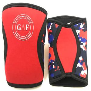 GAF, las más vendidas, Mangas de rodilla, soporte de rótula, ajuste de Powerlifting Gym Strong Fit Camo para hombres y mujeres para levantamiento de pesas - Product Image 1