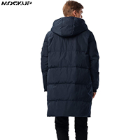 Manteau Long d'hiver pour homme garçon, veste chaude coupe-vent, décontracté, rembourré en coton, grandes poches, bonne qualité, nouvelle collection 2021