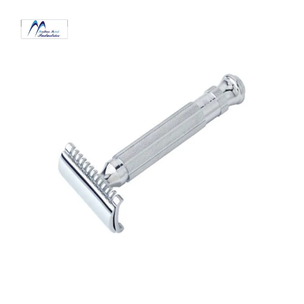 New Bulk Supply Beard Shave Razor with Butterfly Opening Micro Comb Safety Razor Double Edge Razor In India