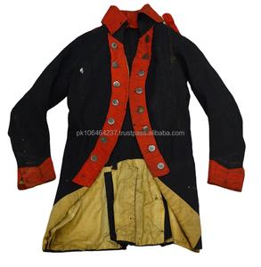 Abrigo de lana personalizable de alta calidad para hombres al aire libre tambor de regimiento francés estilo de talla grande ajustable relleno de algodón - Product Image 3