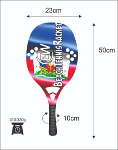 ไม้ตีเทนนิสชายหาดไม้พายชายหาดทำจากคาร์บอนที่กำหนดเอง/ไม้พาย Padel พร้อมโลโก้และการผสมสีของคุณ - Product Image 2