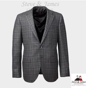 Veste de costume d'affaires en laine ODM pour hommes, best-seller, imperméable, respirante, grande taille, longue, de Steve & James - Product Image 5