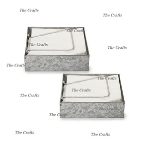 Galvanized <b>Tissue</b> Holder With Highest Quality Napkin Holder For Home <b>Wedding</b> And Hotel Tableware Use - Product Image 4