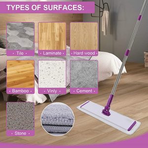 Hệ Thống Lau Sàn Thương Mại 18 "Inch Hệ Thống Lau Sàn Gỗ Cứng Khô Và Bụi Ướt - Product Image 6