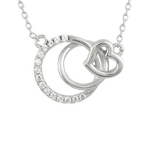 Taiwan Women Pure 925 <b>Silver</b> Round <b>Necklace</b> - Product Image 1