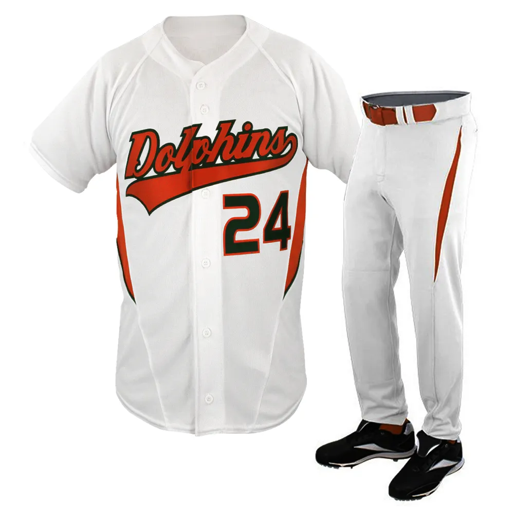 Baseball Uniform New Arrival High Quality Custom Made Baseball & Softball Wear 100% Polyester Baseball Uniform Kit