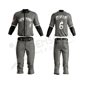 Uniformes Deportivos de Béisbol para Hombre, Tallas Grandes, Secado Rápido, Transpirables, Anti-UV, Diseños Personalizados, Impresión, 100% Poliéster, Venta al Por Mayor - Product Image 1