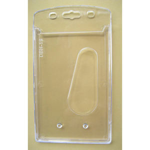 S.F. DBH-19 PS Transparent <b>Lanyards</b> ID Badge <b>Card</b> <b>Holder</b> 58x105cm <b>for</b> One Position - Product Image 1