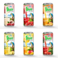 Jus de fruit pur, boisson gazeuse, OEM, 250 ml, canette en aluminium mince, prix du jus de fruit à la tamarin