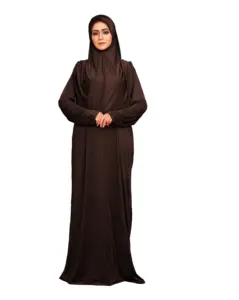 Düz arap İslam giyim kadın Abaya ile Burqa anlık başörtüsü üreticisi