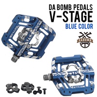 Pédales de VTT OEM DABOMB en aluminium usiné de 12 mm d'épaisseur, ultralégères, pour descente et enduro, clipless/plates, 100x110 mm, étanches