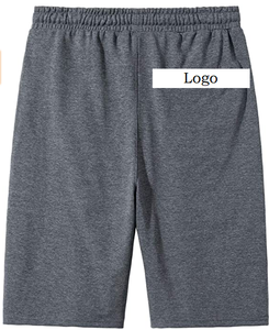 Pantalones cortos elásticos de punto para hombre, Shorts de algodón, informales, con cordón, para correr en el gimnasio - Product Image 2