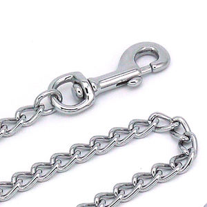 High Quality <b>Heavy</b> <b>Duty</b> Iron Twist Link Solid Classic Style Tie-out <b>Chain</b> Pet Leash Set for Outdoor Use and Larger Dogs - Product Image 2