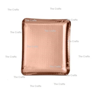 Plateau de service en cuivre au design attrayant avec plateau de collations de restaurant de qualité supérieure - Product Image 6