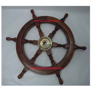 <b>Wooden</b> Ship Wheel New Design Top Selling and High Quality Direct Indian Factory <b>Sale</b> - Product Image 1