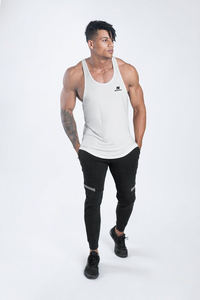 Débardeurs à capuche d'entraînement pour hommes Bodybuilding Muscle Cut Off T Shirt Sleeveless Gym Hoodie - Product Image 3