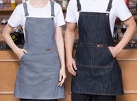 Tabliers de cuisine imperméables personnalisés avec logo pour le personnel, capes de coiffeur, uniformes de chef boucher pour restaurants, hôtels et salons de beauté