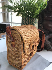 Nouveau design en rotin sac à main Rectangle sac de paille, sac de paille - Product Image 4