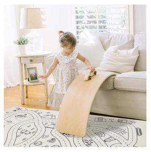 Planches d'équilibrage en bois naturel, fait à la main - Product Image 1