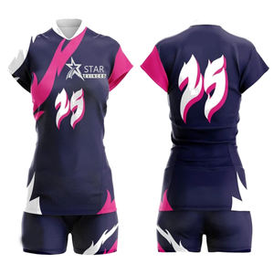 Uniforme de volley-ball personnalisé de haute qualité, meilleur matériau avec votre propre conception de style, prix raisonnable - Product Image 1