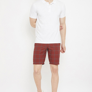 New Model Big Pocket Elastic Waist Half Short Purple Color Shorts Men Shorts Cargo Clothes Shorts - Product Image 5
