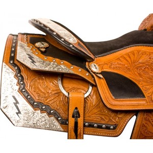 Sillín occidental de cuero genuino de alta calidad Y & Z Para Caballo, precio al por mayor disponible para deportes ecuestres - Product Image 6