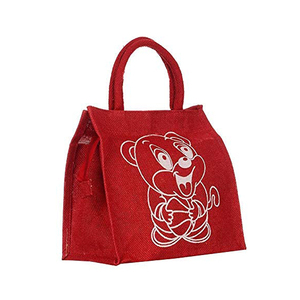 Newly Designed Jute Printed <b>Bags</b> Fashionable Reusable Handmade Multipurpose <b>Bag</b> With <b>Zip</b> Handmade Jute <b>Bags</b> at Best Price - Product Image 3